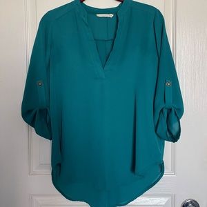 Lush blouse, Teal, Small